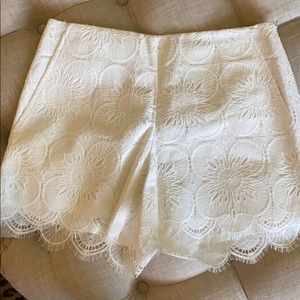 Trina Turk lace shorts